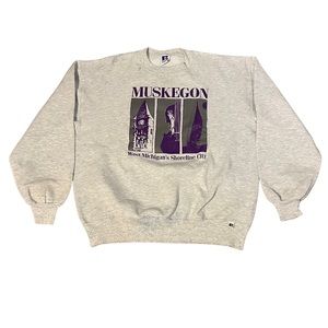 Vintage City Of Muskegon Sweater